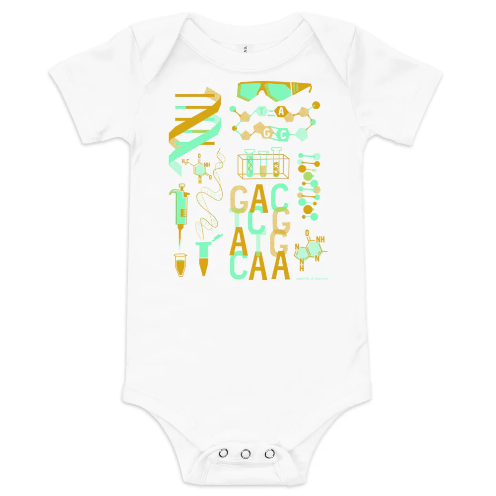 Retro DNA Baby Bodysuit - Image 3
