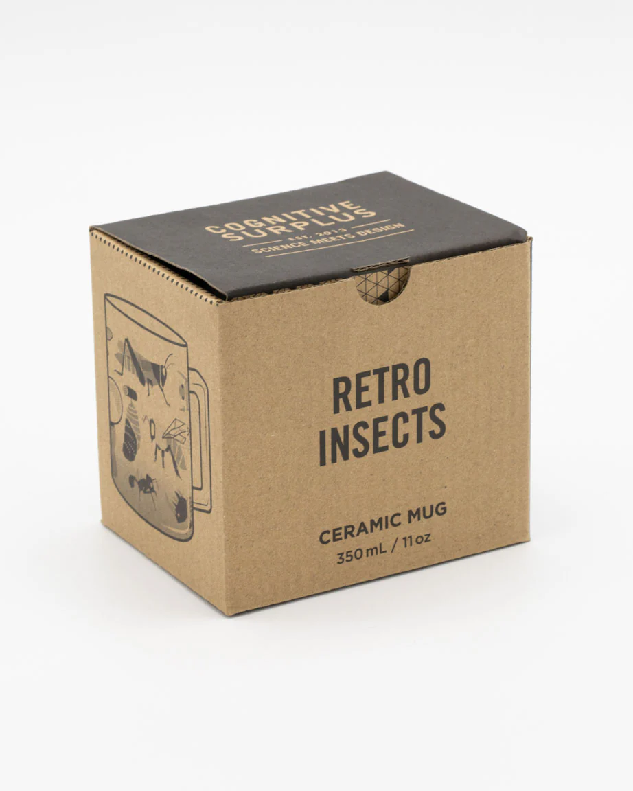 Retro Insects 11 oz Ceramic Mug - Image 3