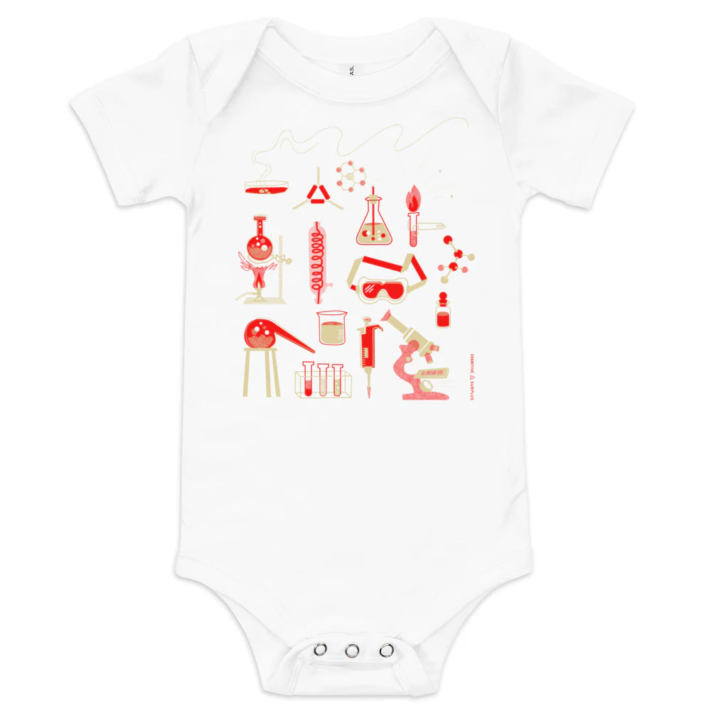 Retro Lab Baby Bodysuit - Image 3