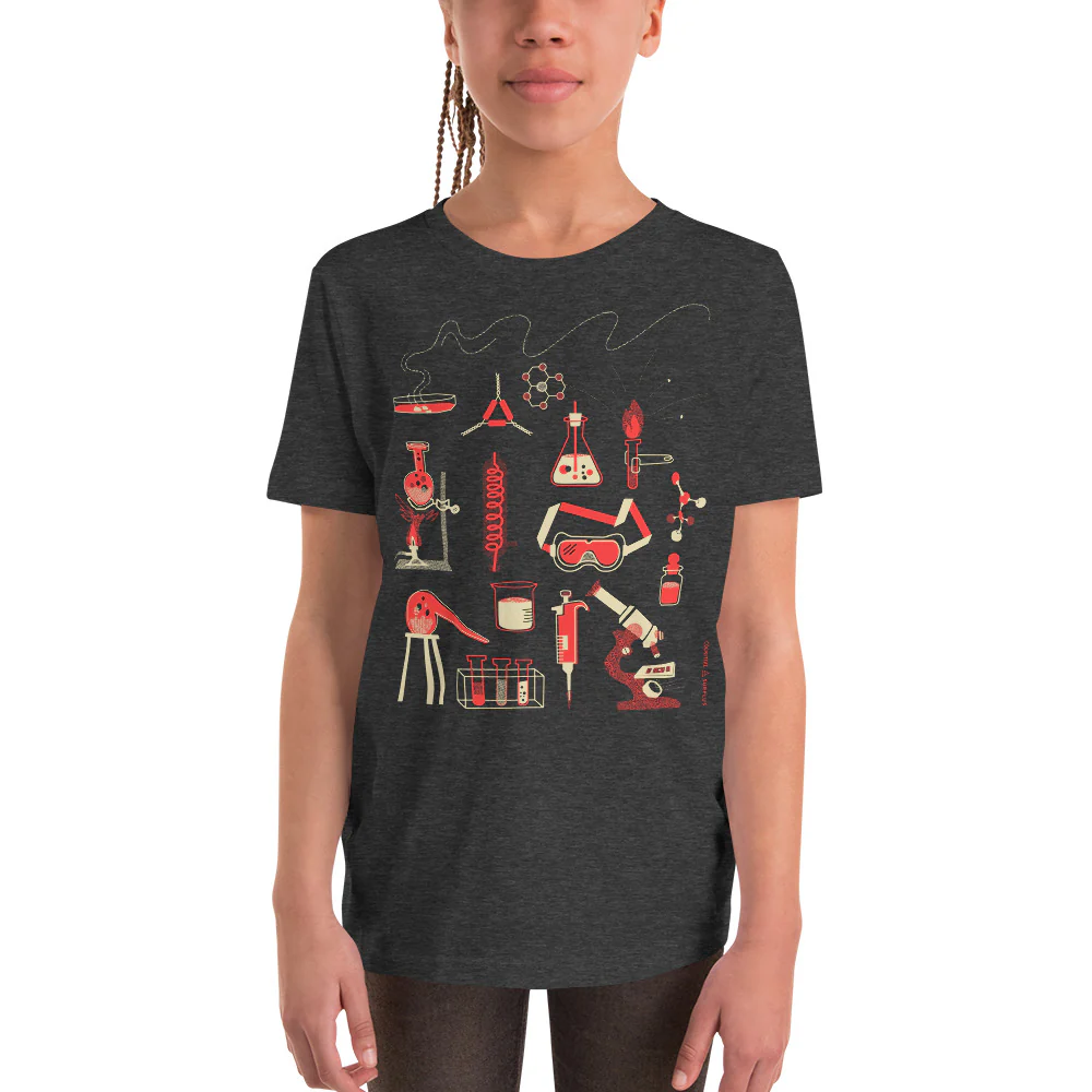 Retro Lab Youth Graphic Tee - Image 3