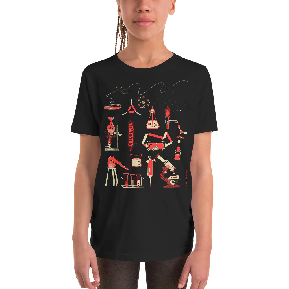Retro Lab Youth Graphic Tee - Image 4