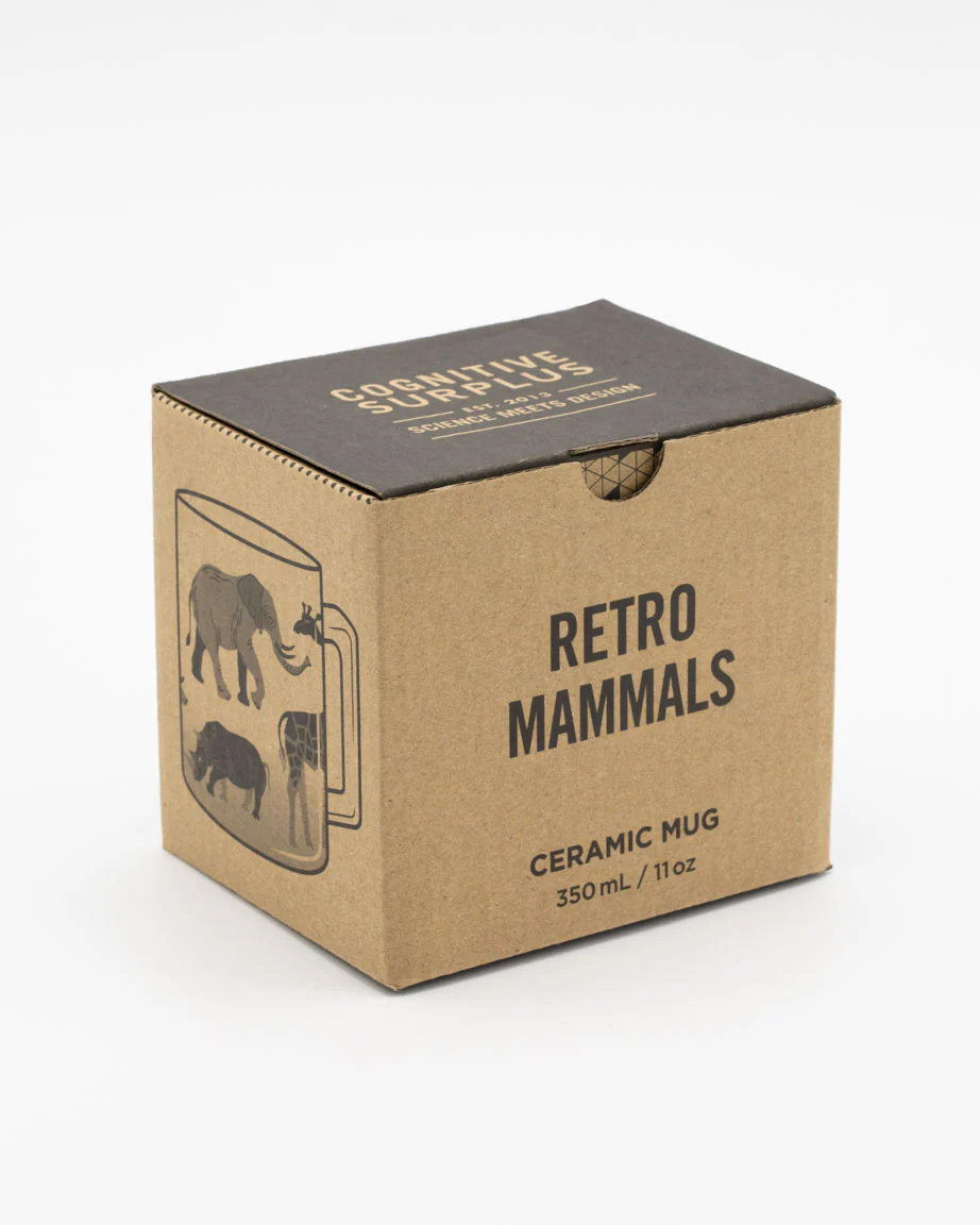Retro Mammals 11 oz Ceramic Mug - Image 3