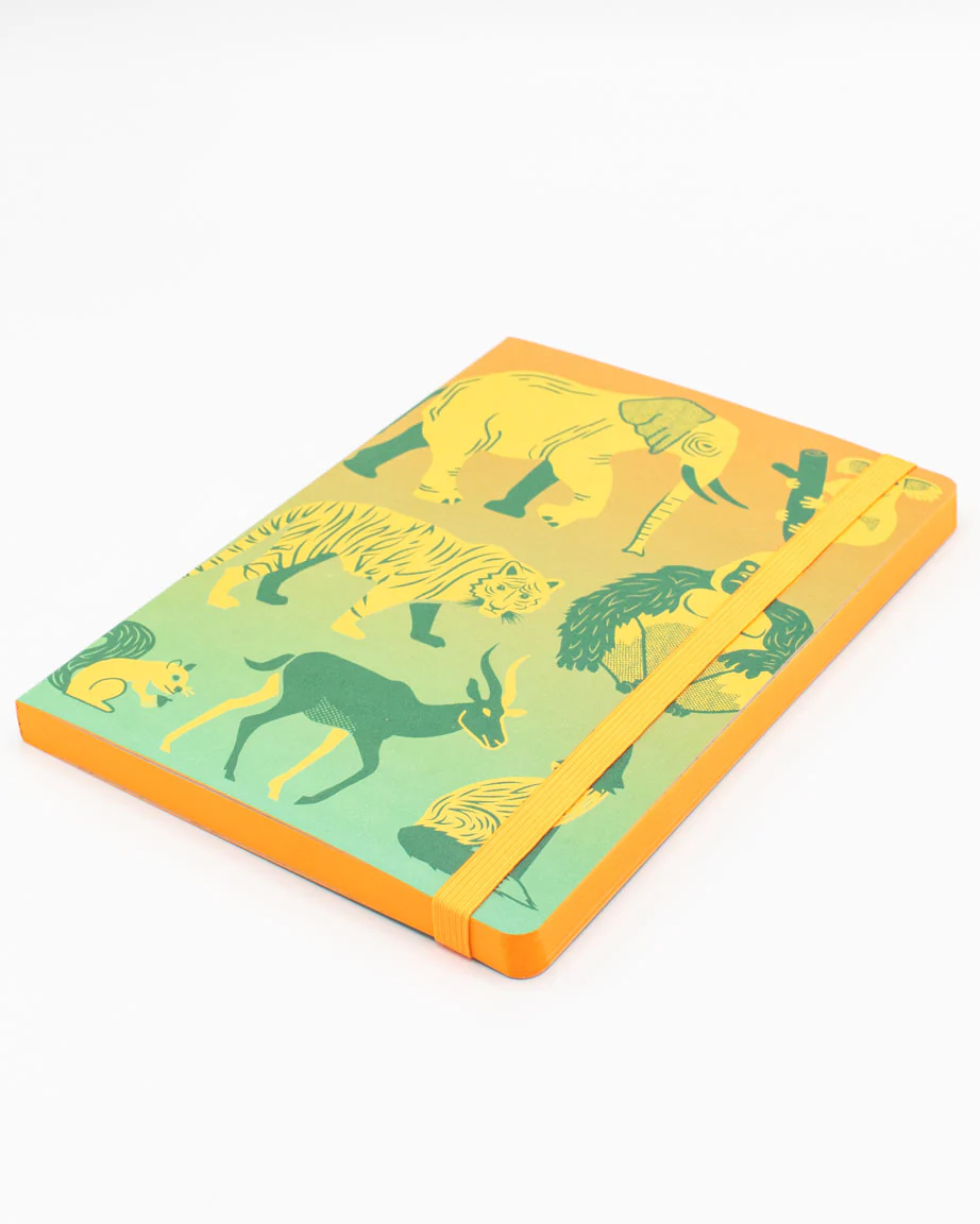 Retro Mammals A5 Softcover Notebook - Image 2