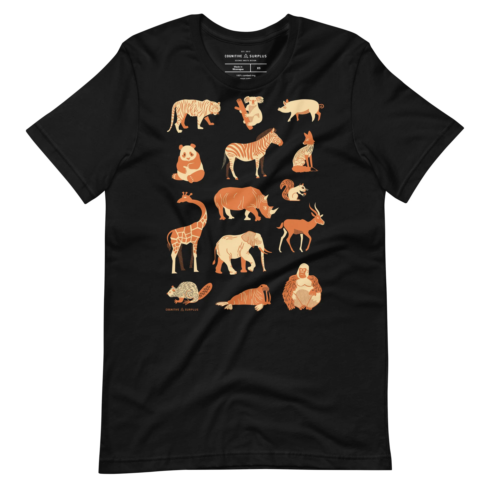 Retro Mammals Graphic Tee - Image 2