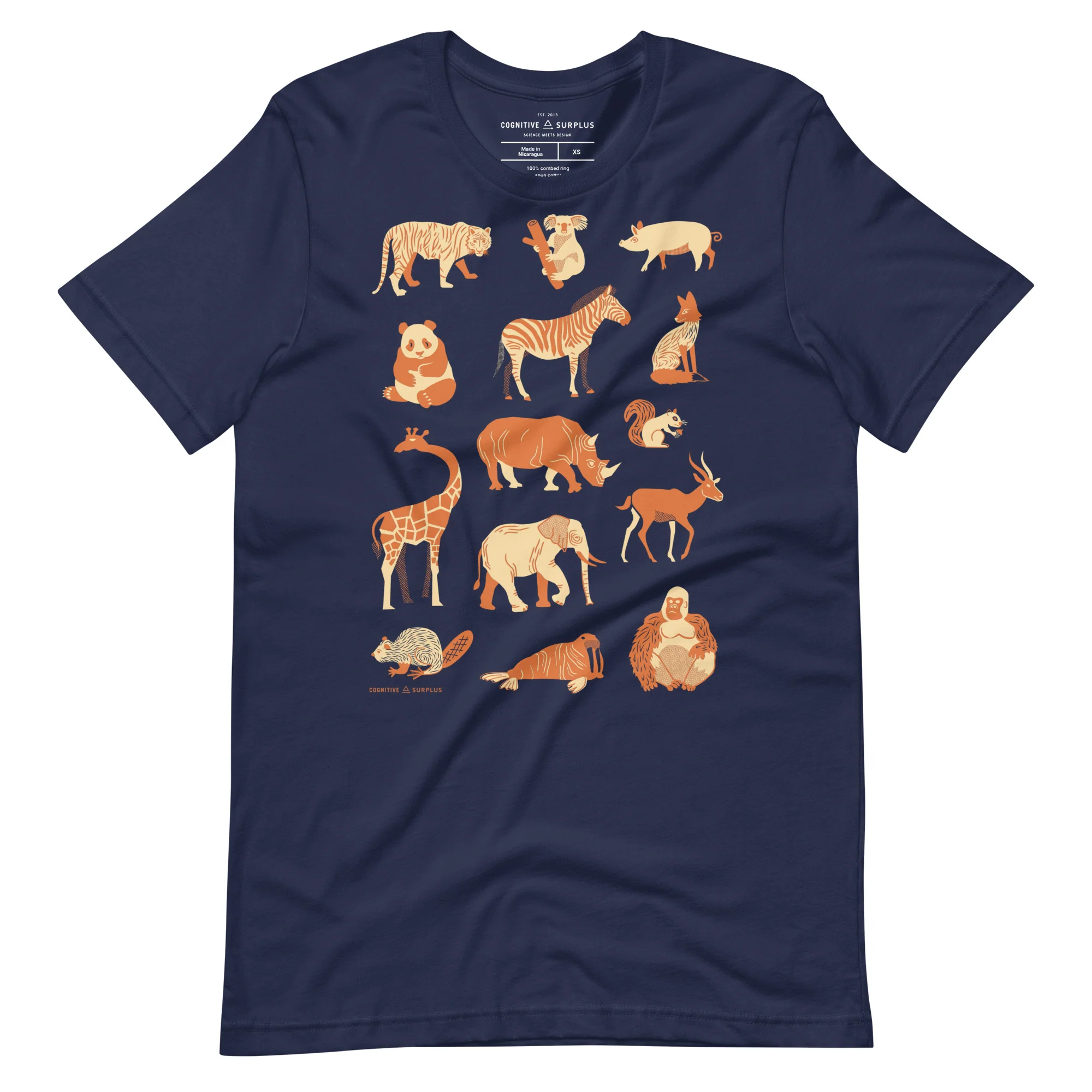 Retro Mammals Graphic Tee - Image 3