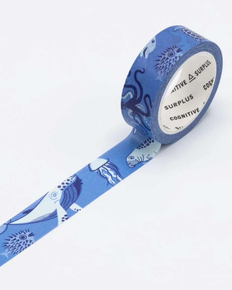 Retro Marine Life Washi Tape - Image 2