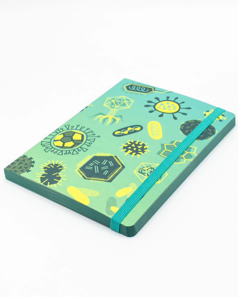 Retro Microbiology A5 Softcover Notebook - Image 2