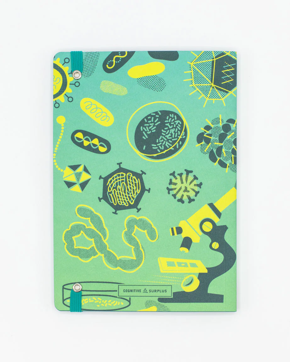 Retro Microbiology A5 Softcover Notebook - Image 3