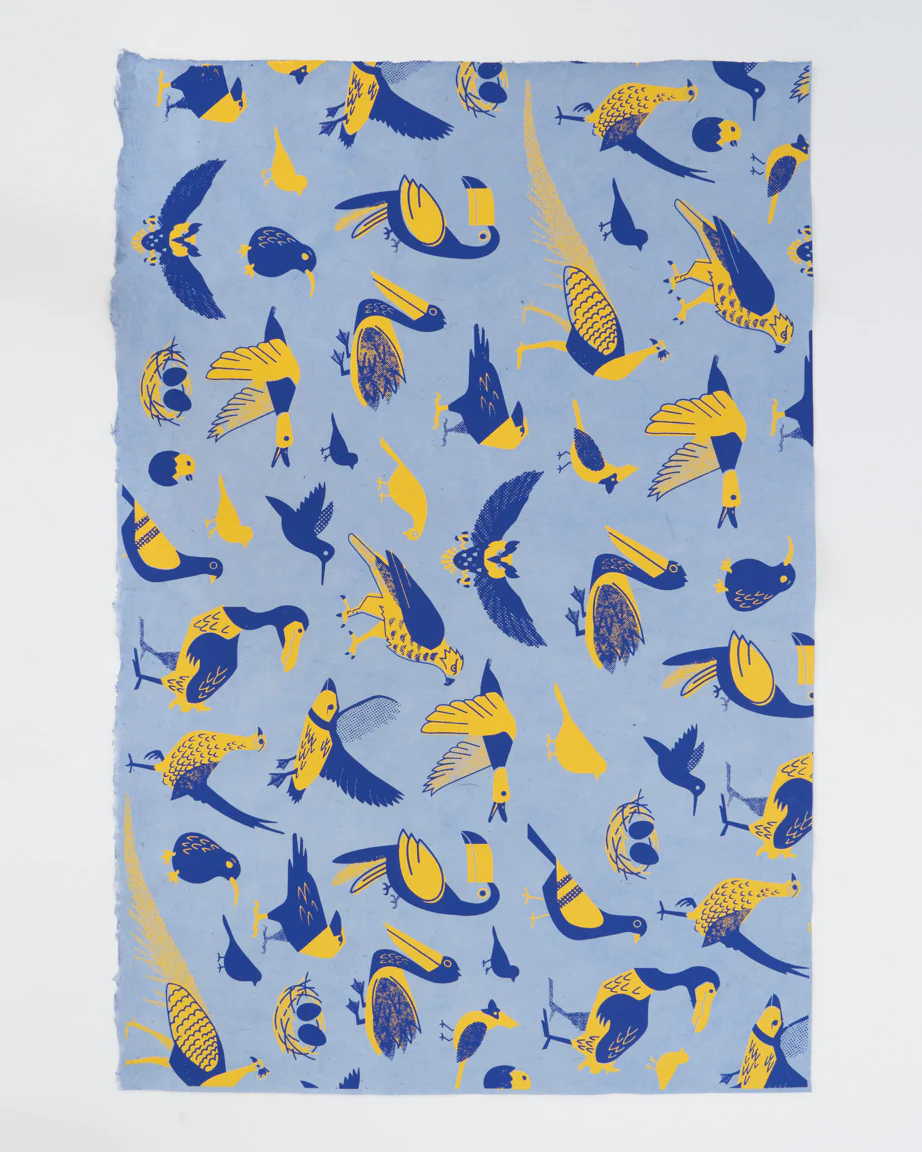 Retro Ornithology Wrapping Paper - Image 2