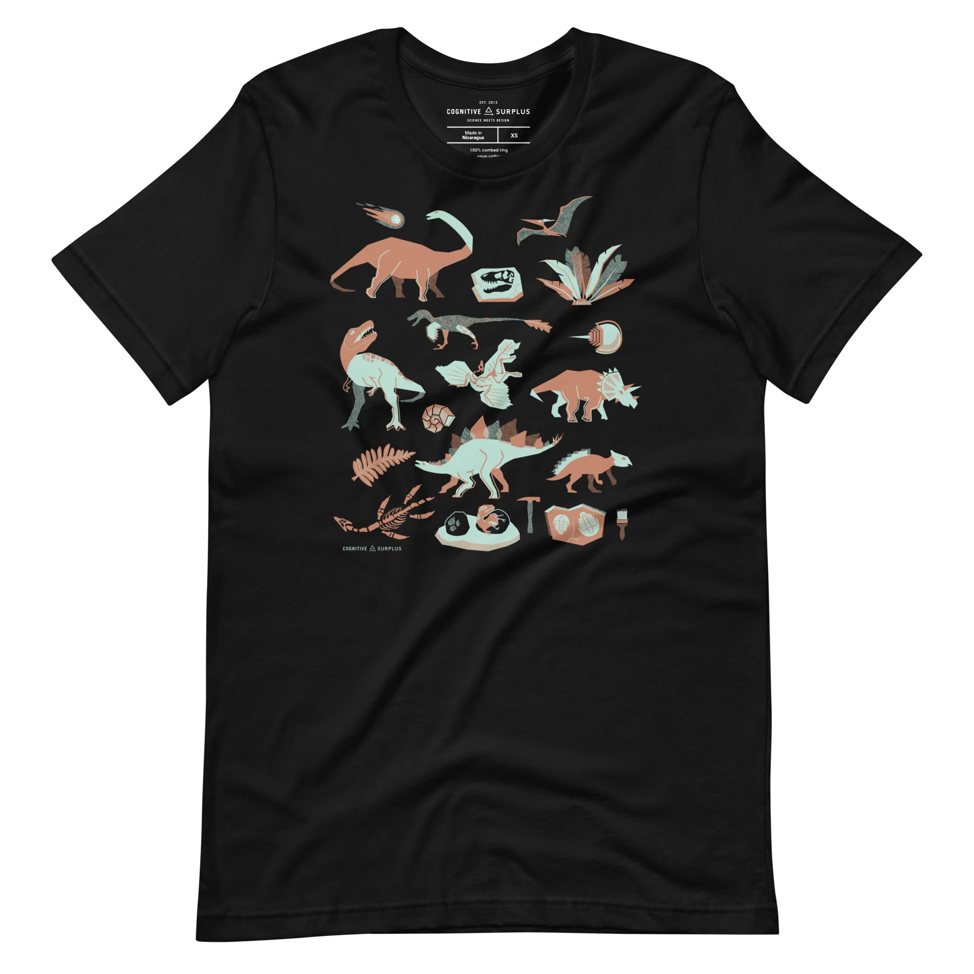 Retro Paleontology Graphic Tee - Image 2