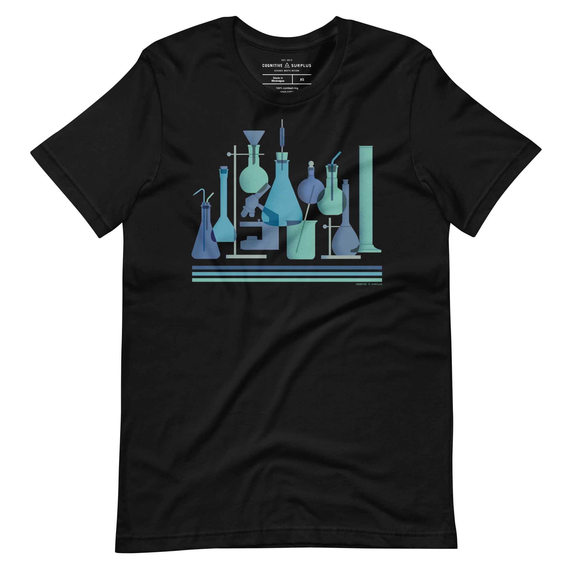 Retro Science Lab Graphic Tee - Image 2