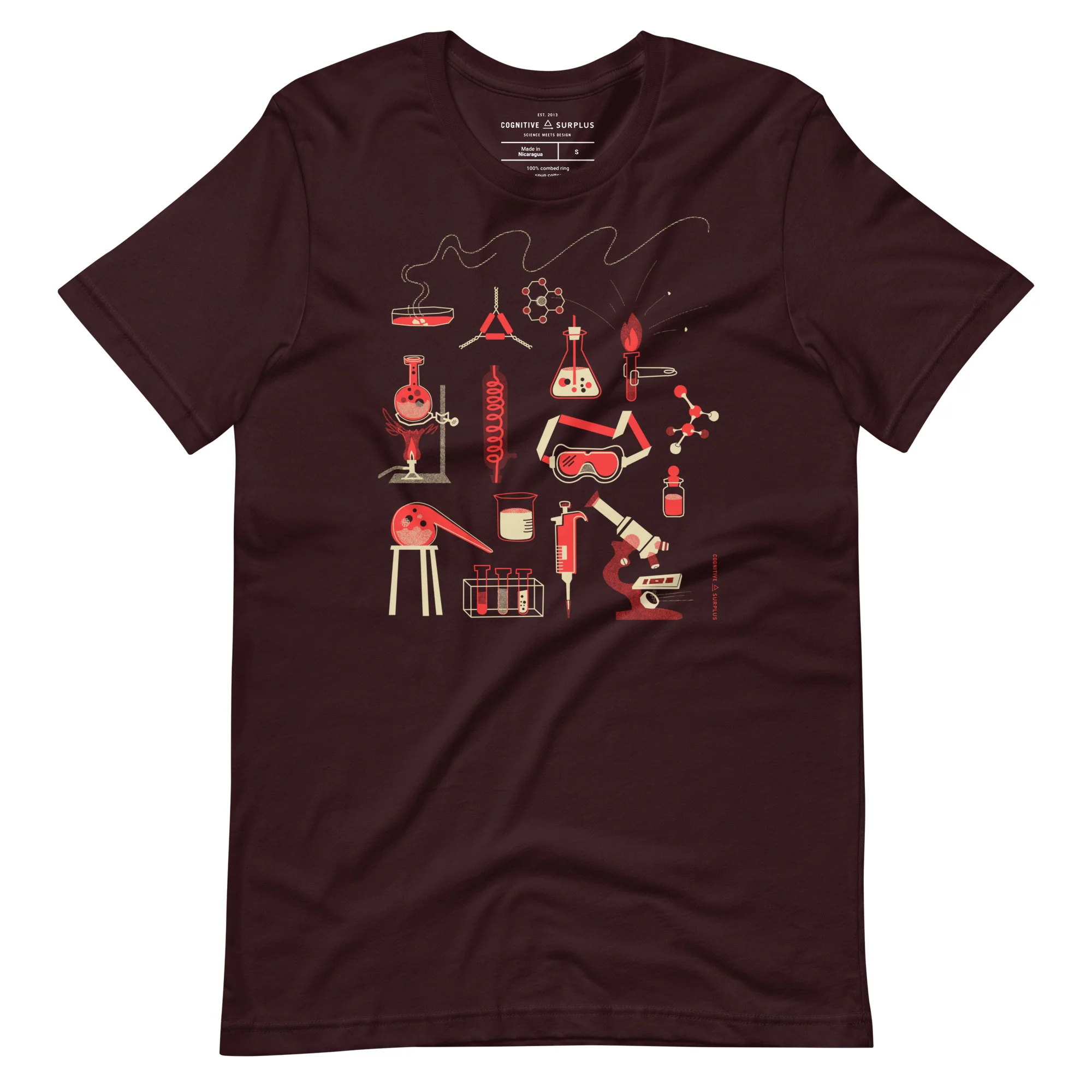 Retro Science Lab Graphic Tee - Image 2