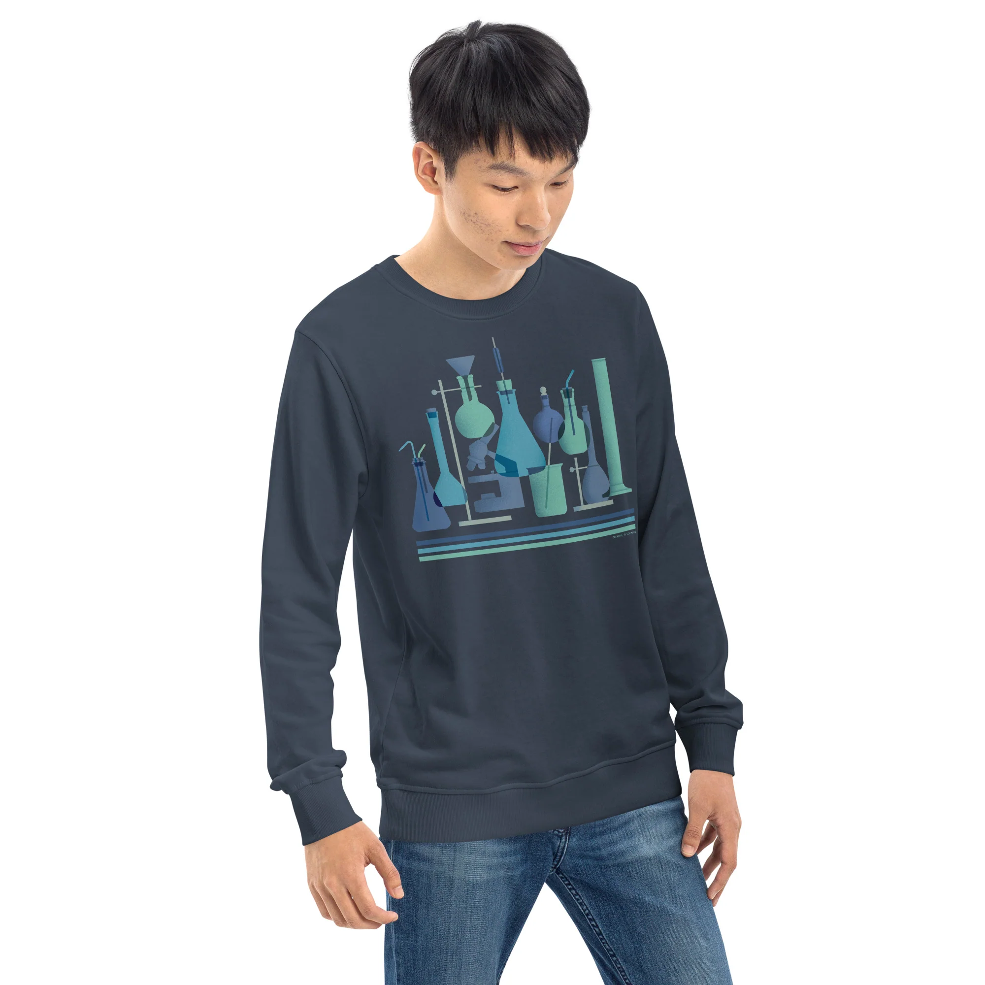 Retro Science Lab Sweatshirt - Organic - Image 3