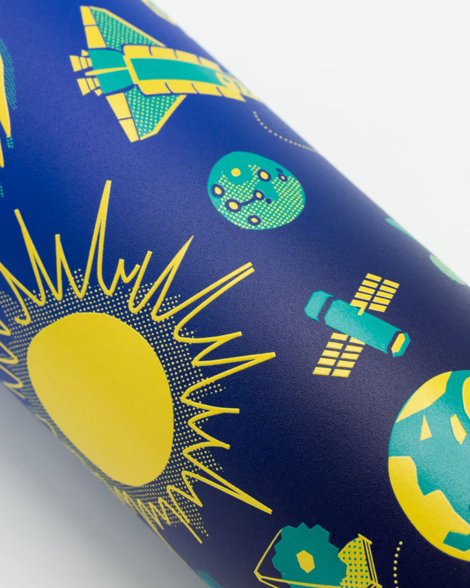 Retro Space 18 oz Steel Bottle - Image 4