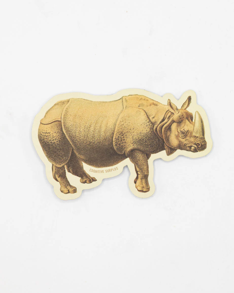 Rhinoceros Sticker - Image 2