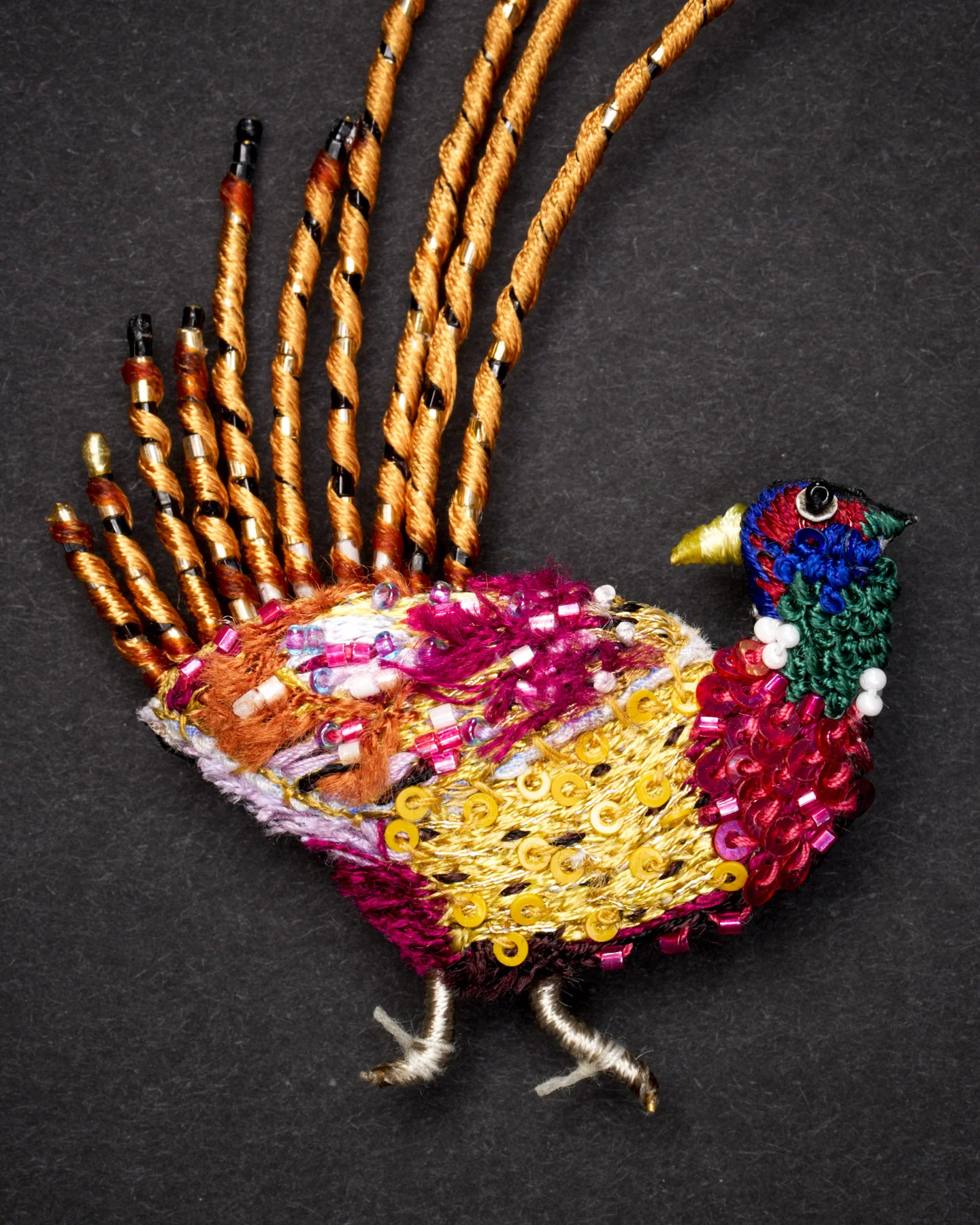 Ring Necked Pheasant Brooch Pin - Trovelore - Image 2