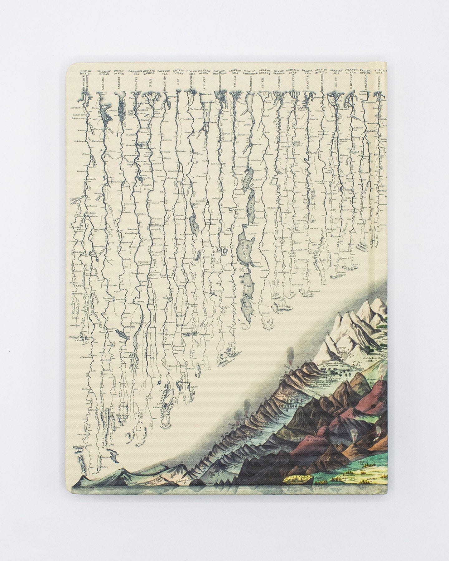Rivers & Mountains Hardcover Notebook - Lined/Grid - Image 2