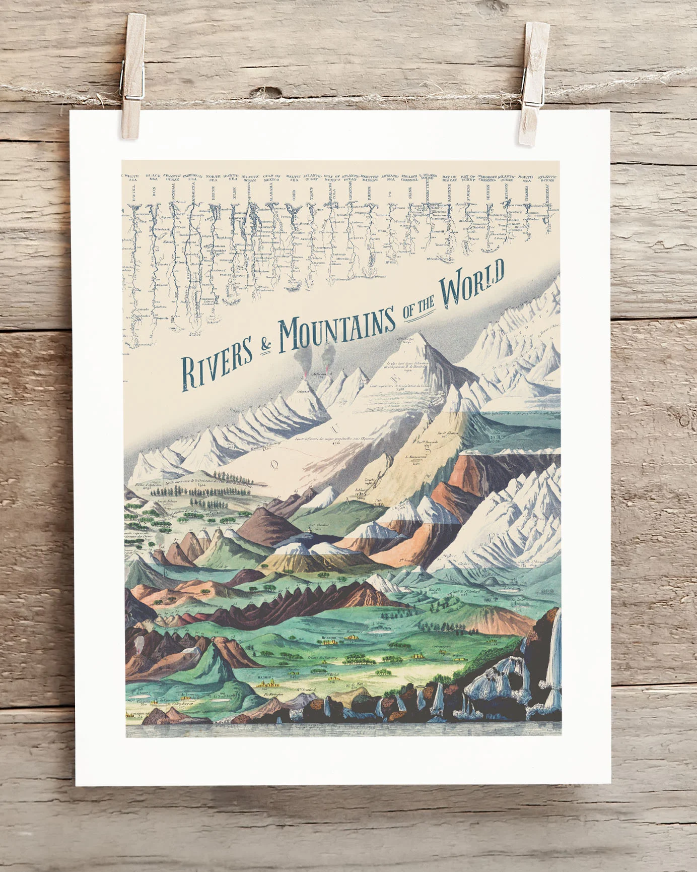 Rivers & Mountains Museum Print - Image 2