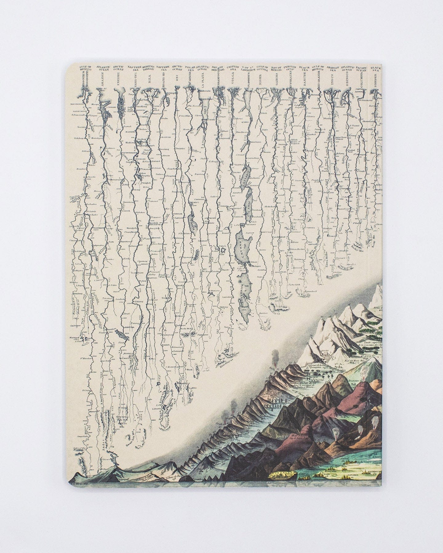 Rivers & Mountains Softcover Notebook - Lined - Image 2
