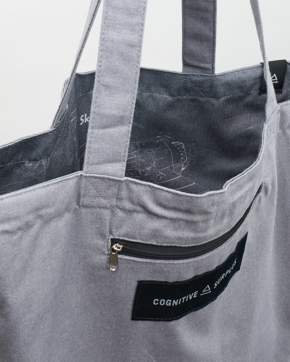 Rocketry Canvas Shoulder Tote - Image 2