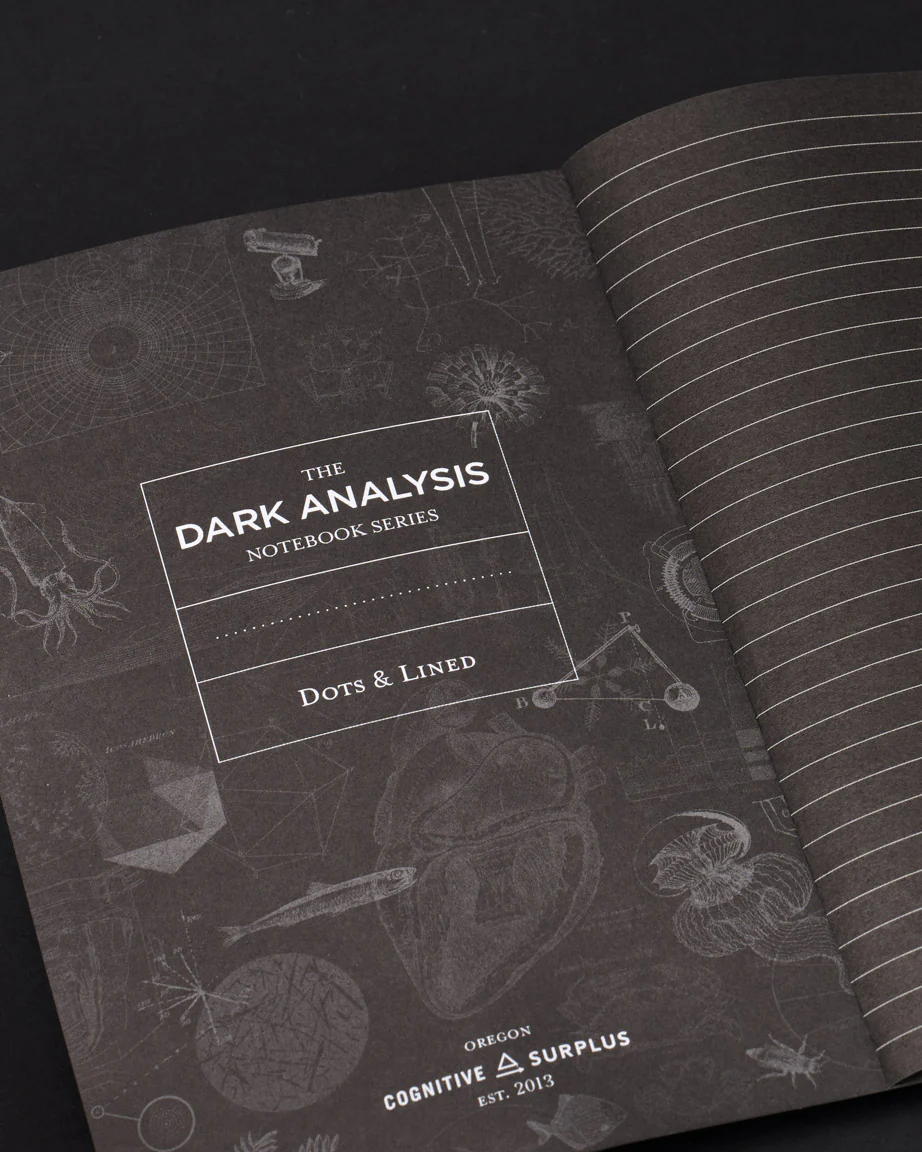 Savanna at Dusk Dark Analysis A5 Softcover Notebook - Image 5