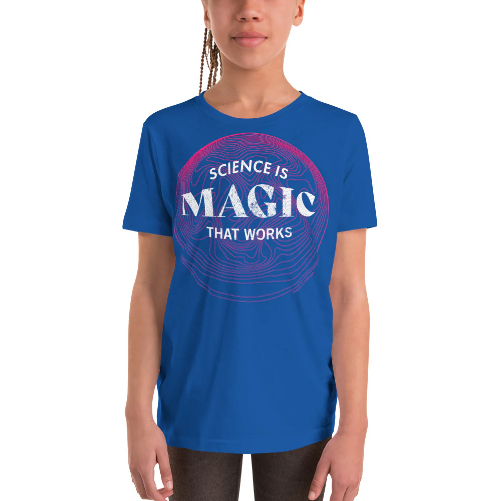 Science is Magic That Works Youth Graphic Tee - Image 3