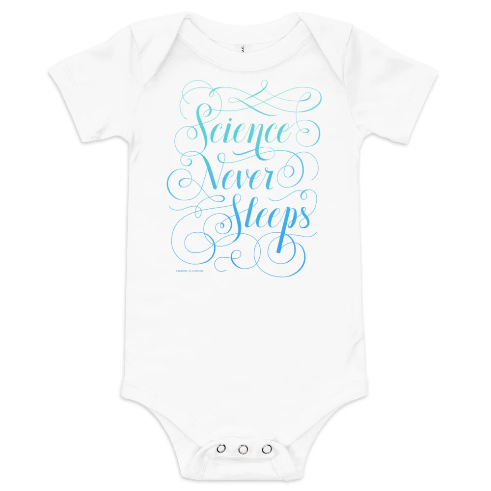 Science Never Sleeps Baby Bodysuit - Image 5