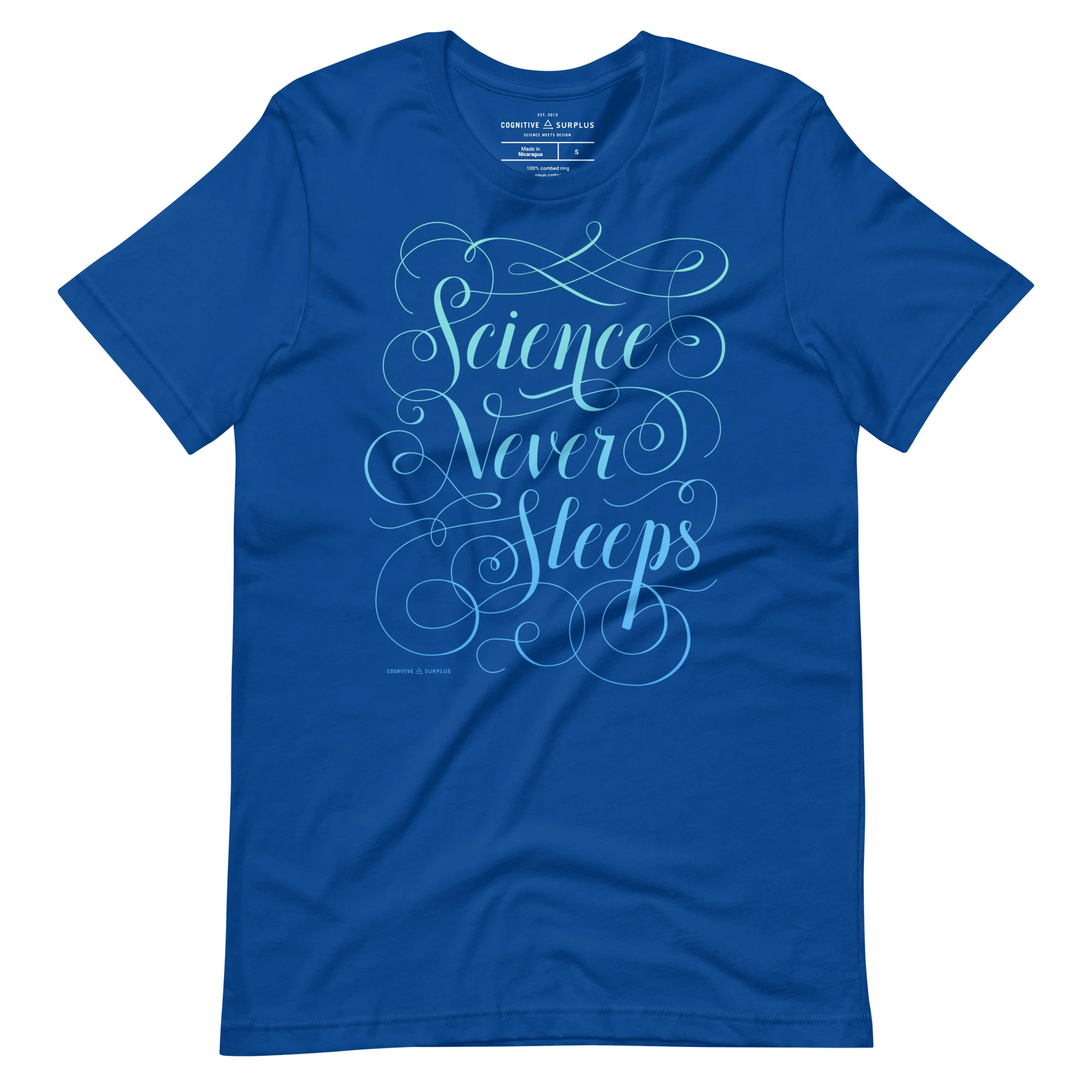 Science Never Sleeps Graphic Tee - Image 3