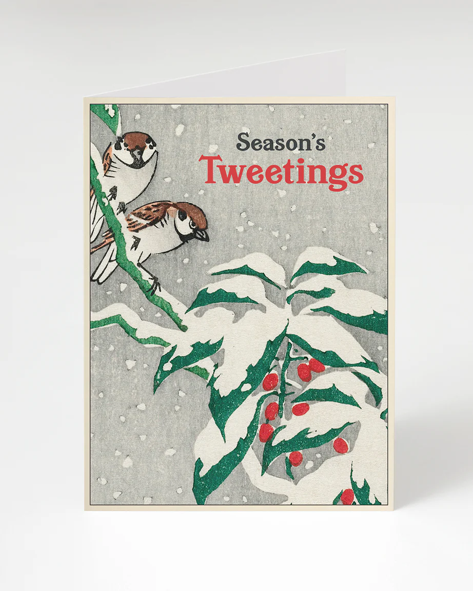 Seasons Tweetings Greeting Card