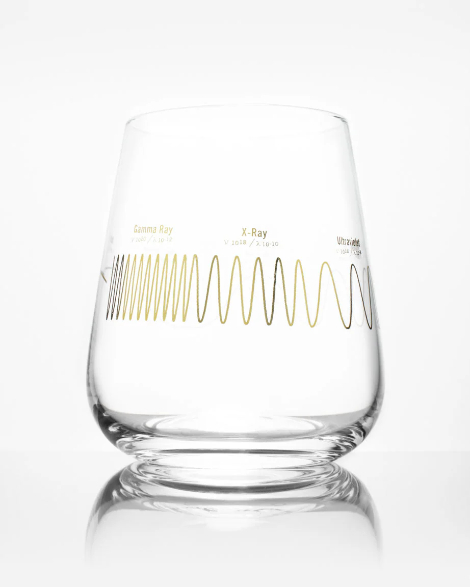SECONDS: Electromagnetic Spectrum Wine Glass - Image 3