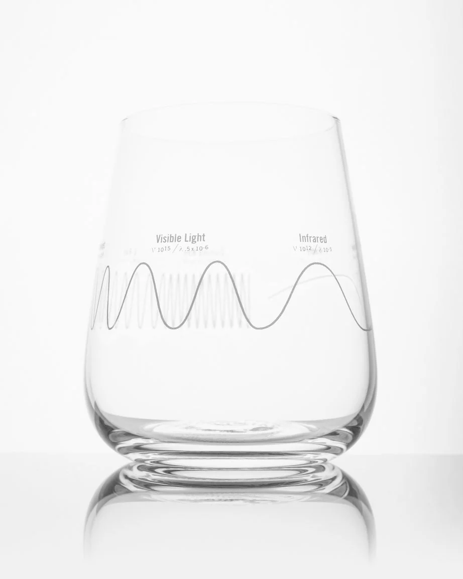 SECONDS: Electromagnetic Spectrum Wine Glass - Image 4