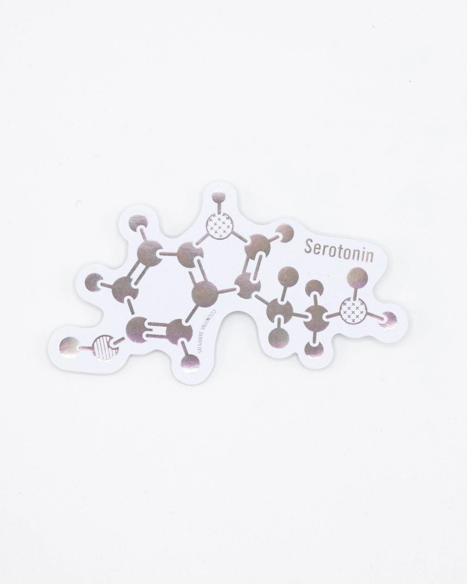 Serotonin: Happiness Molecule Sticker - Image 2