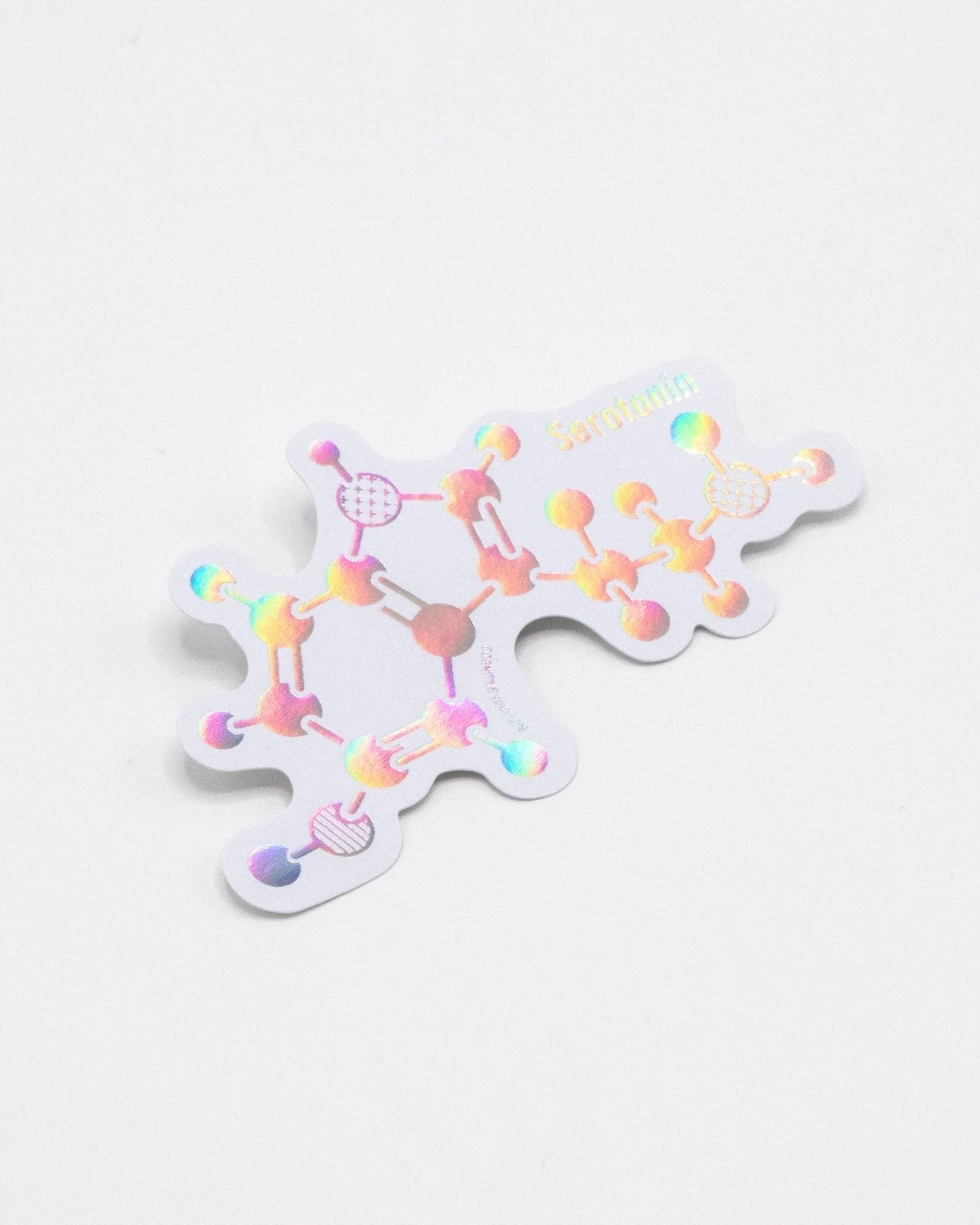 Serotonin: Happiness Molecule Sticker - Image 3