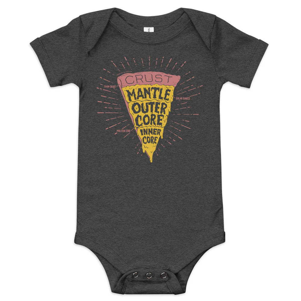 Slice of Earth Pizza Baby Bodysuit - Image 2