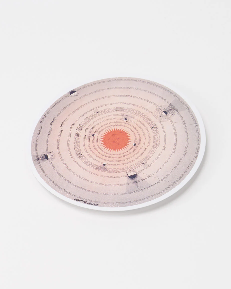 Solar System Chart Sticker - Image 2