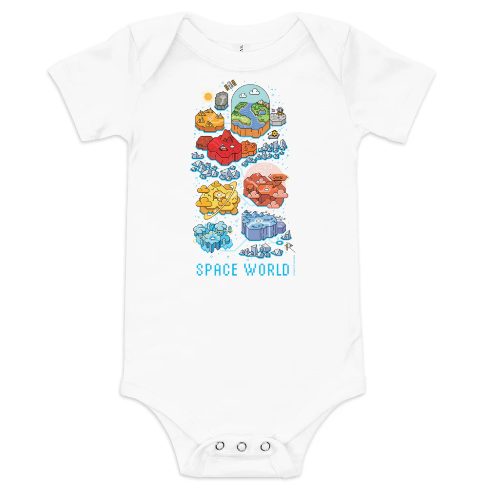 Space World Baby Bodysuit - Image 3