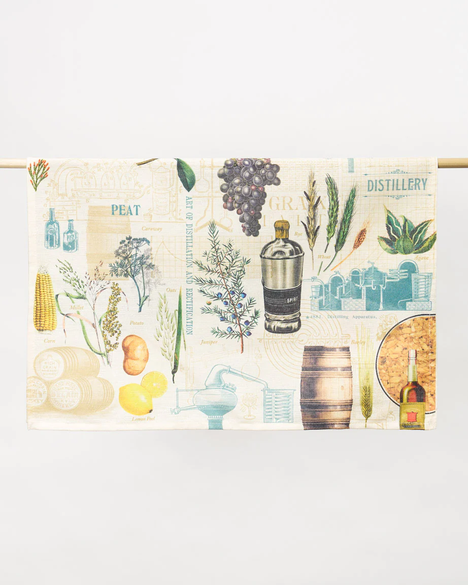 Spirits and Distilling Tea Towel - Image 3