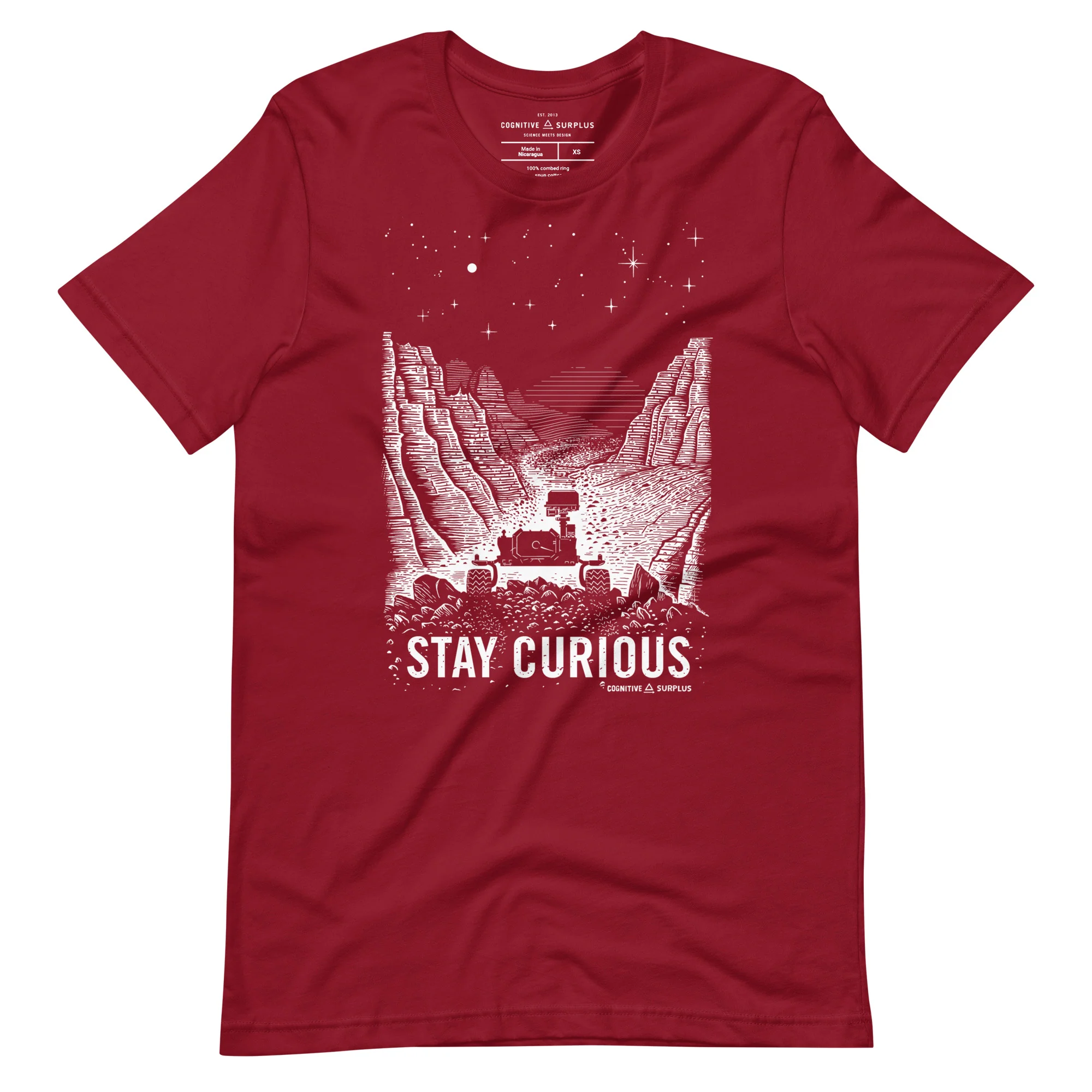 Stay Curious – Mars Rover Graphic Tee - Image 3