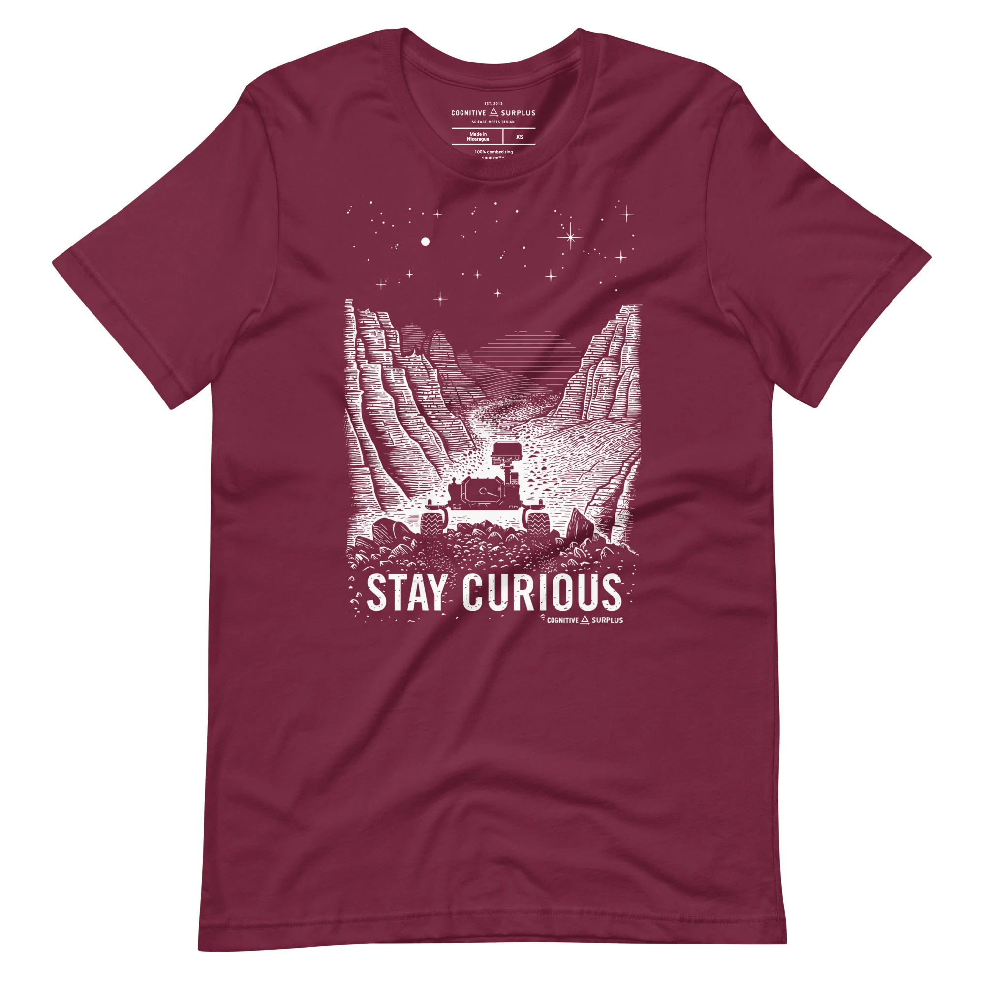Stay Curious – Mars Rover Graphic Tee - Image 4