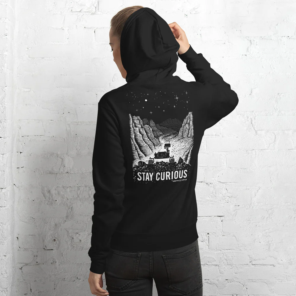 Stay Curious Mars Rover Hoodie - Image 3