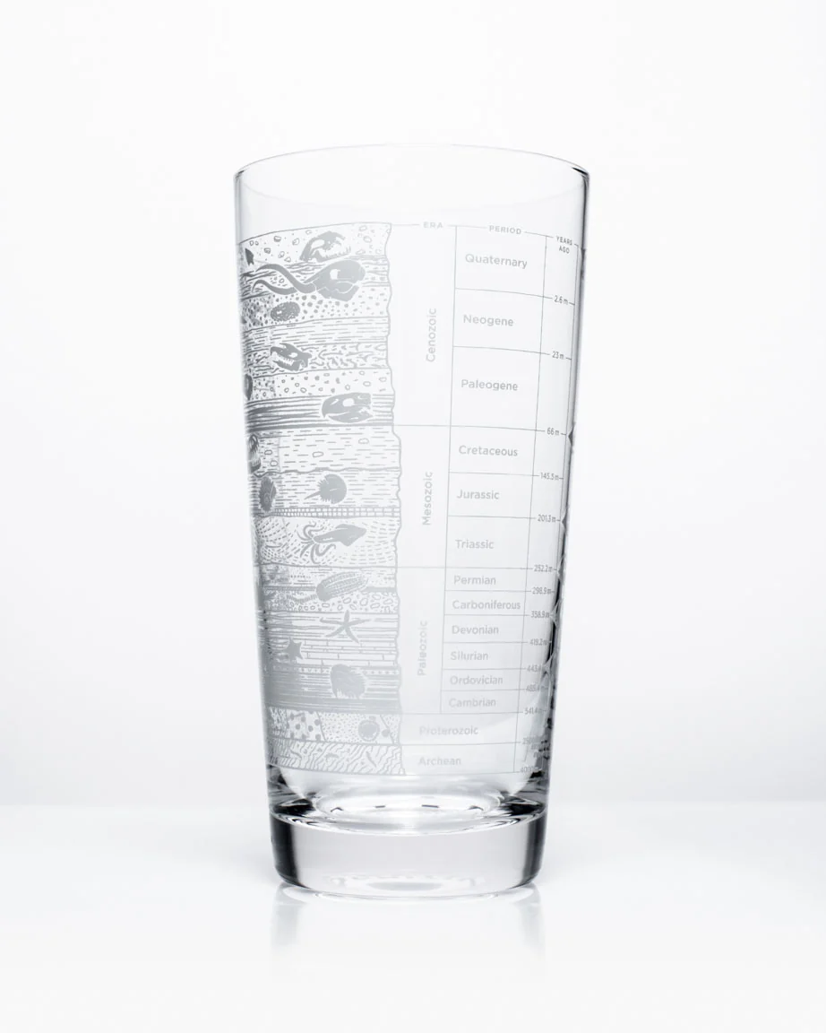 Stratigraphy Core Sample Beer Glass (12 oz) - Image 3