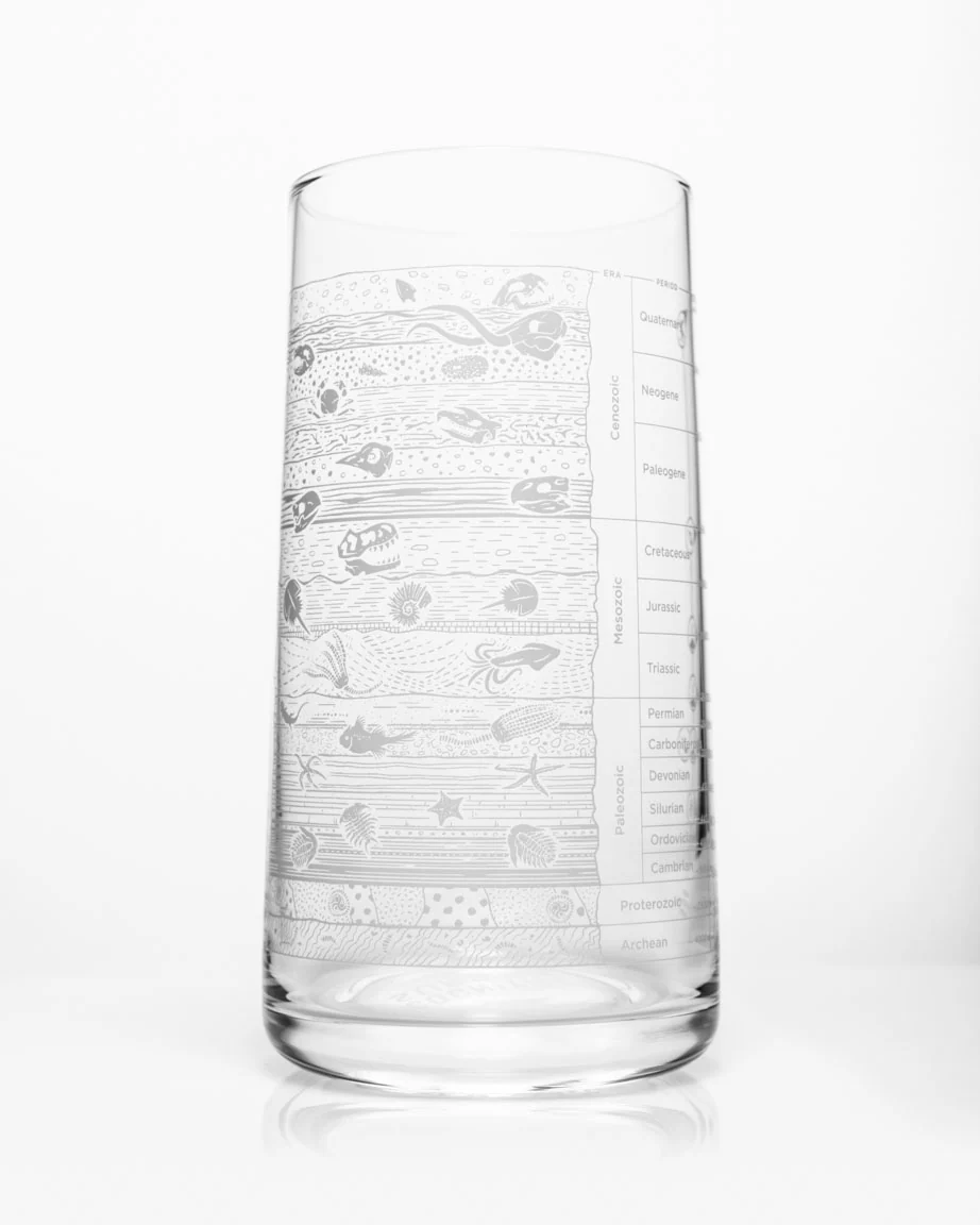 Stratigraphy Core Sample Drinking Glass - Image 3