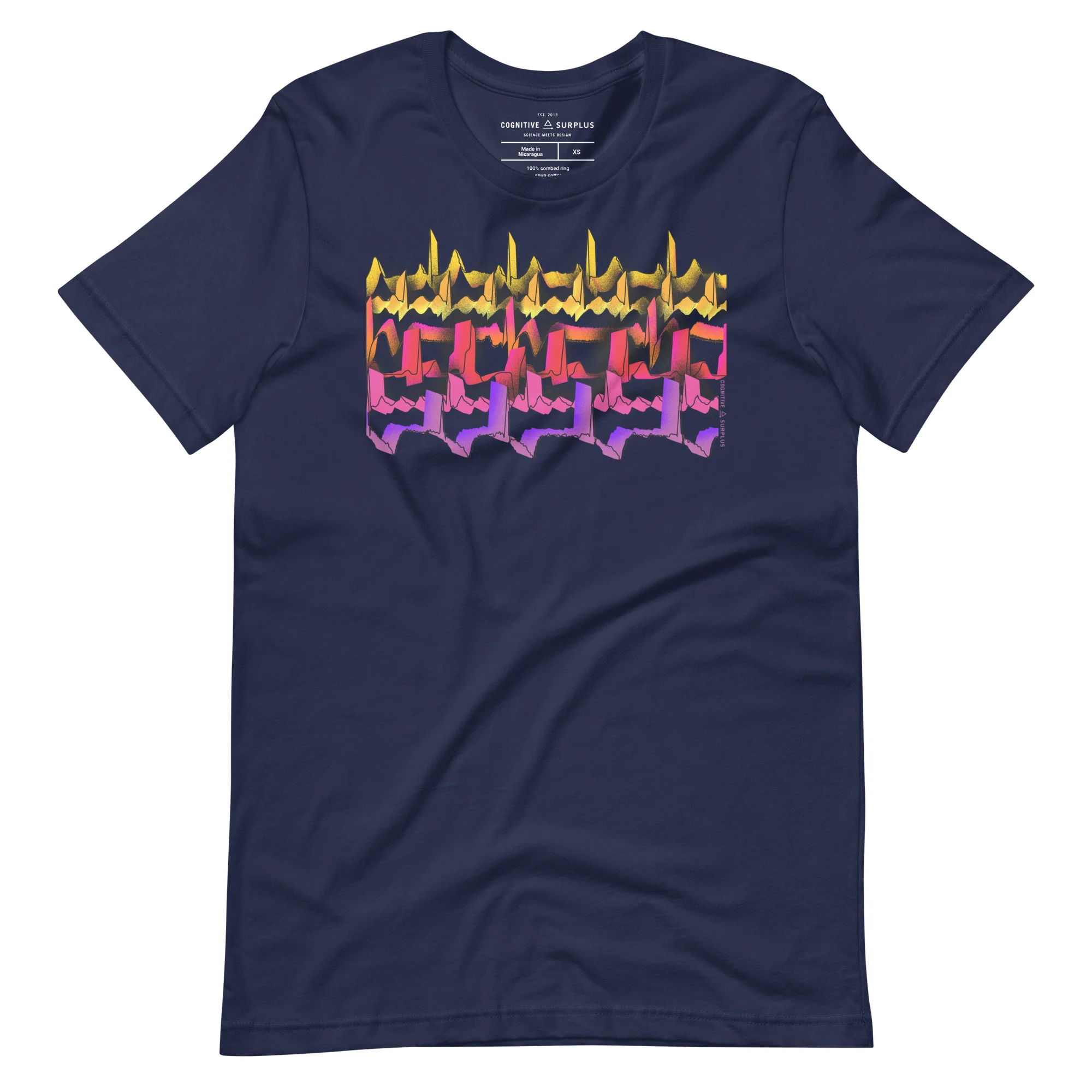 Street Art Heartbeat Graphic Tee - Image 2