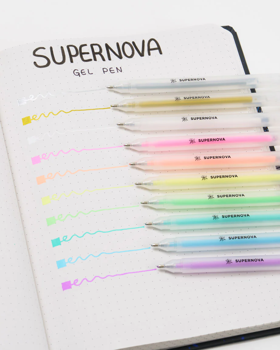 Supernova Gel Pens (Pack of 10) - Image 3