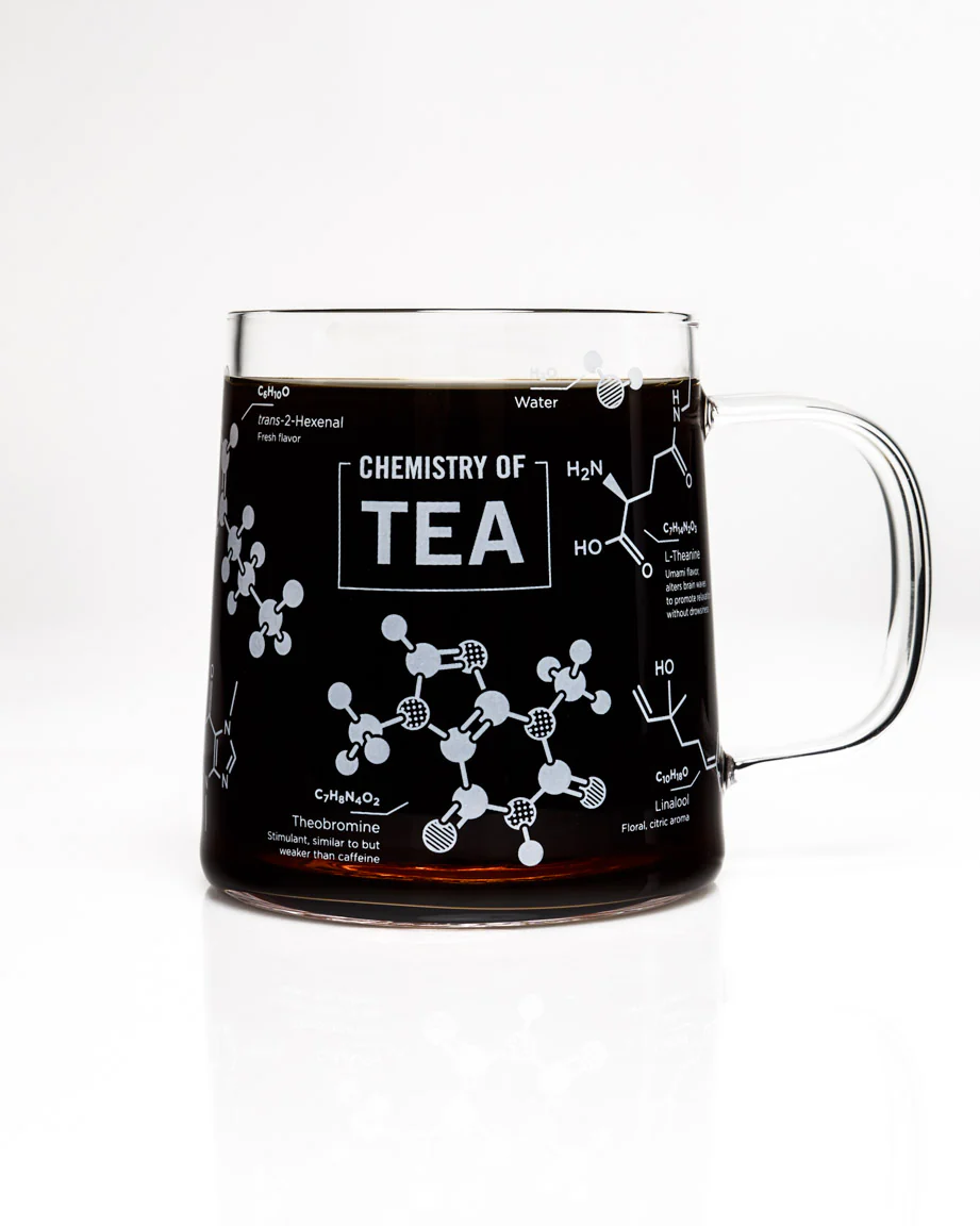 Tea Chemistry 10 oz Glass Mug