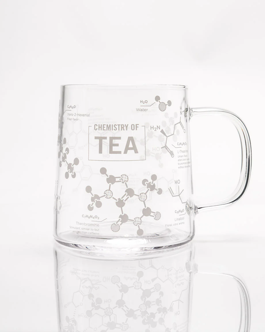 Tea Chemistry 10 oz Glass Mug - Image 3
