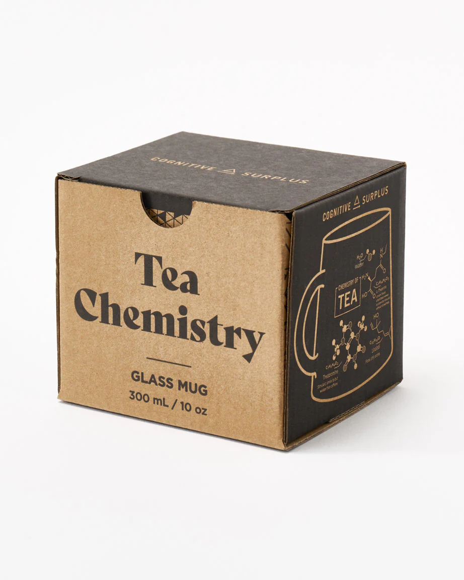 Tea Chemistry 10 oz Glass Mug - Image 4