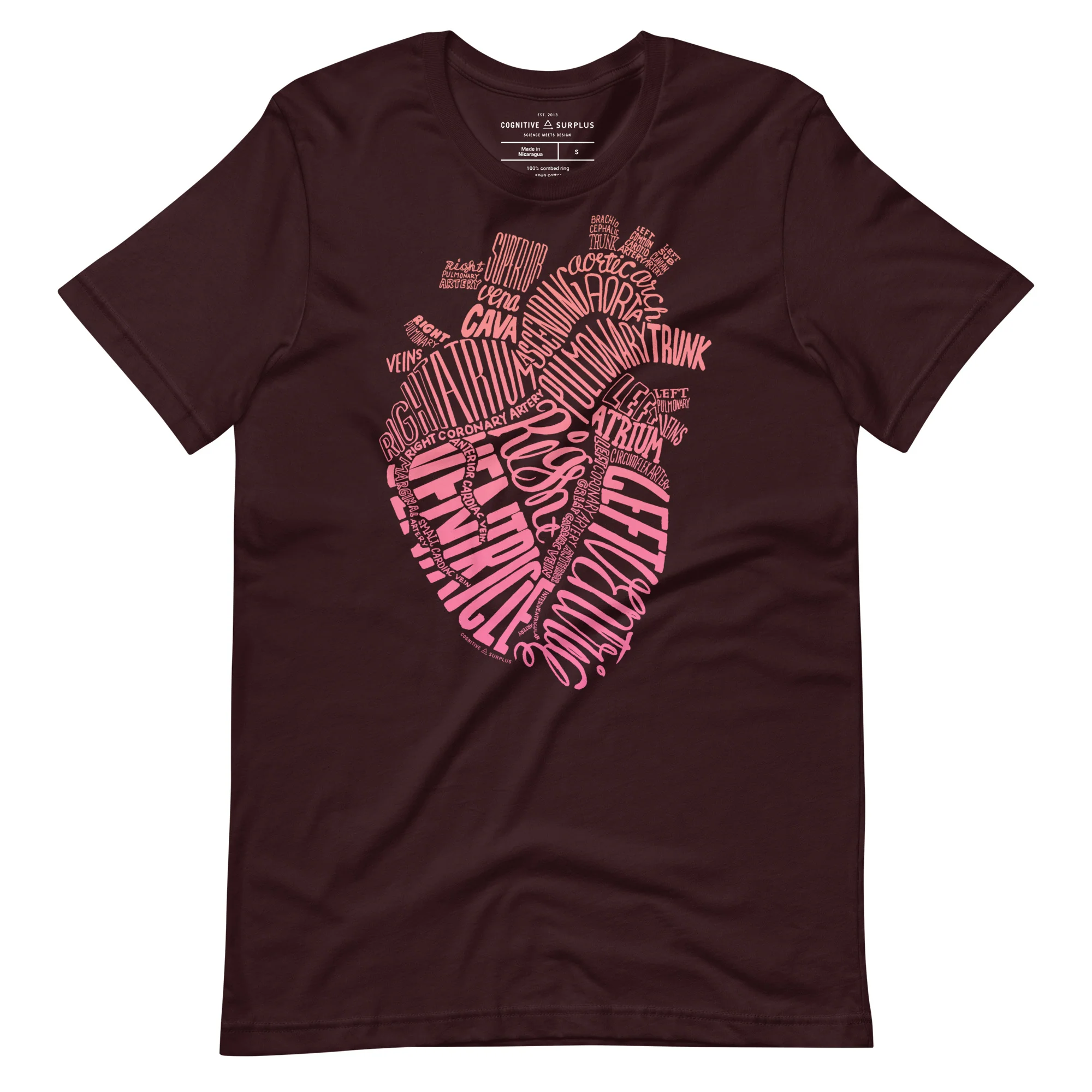 Typographic Heart Graphic Tee - Image 2