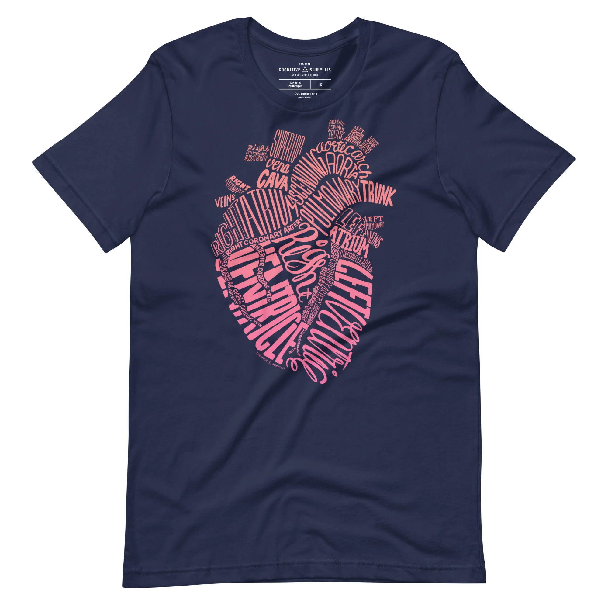 Typographic Heart Graphic Tee - Image 3