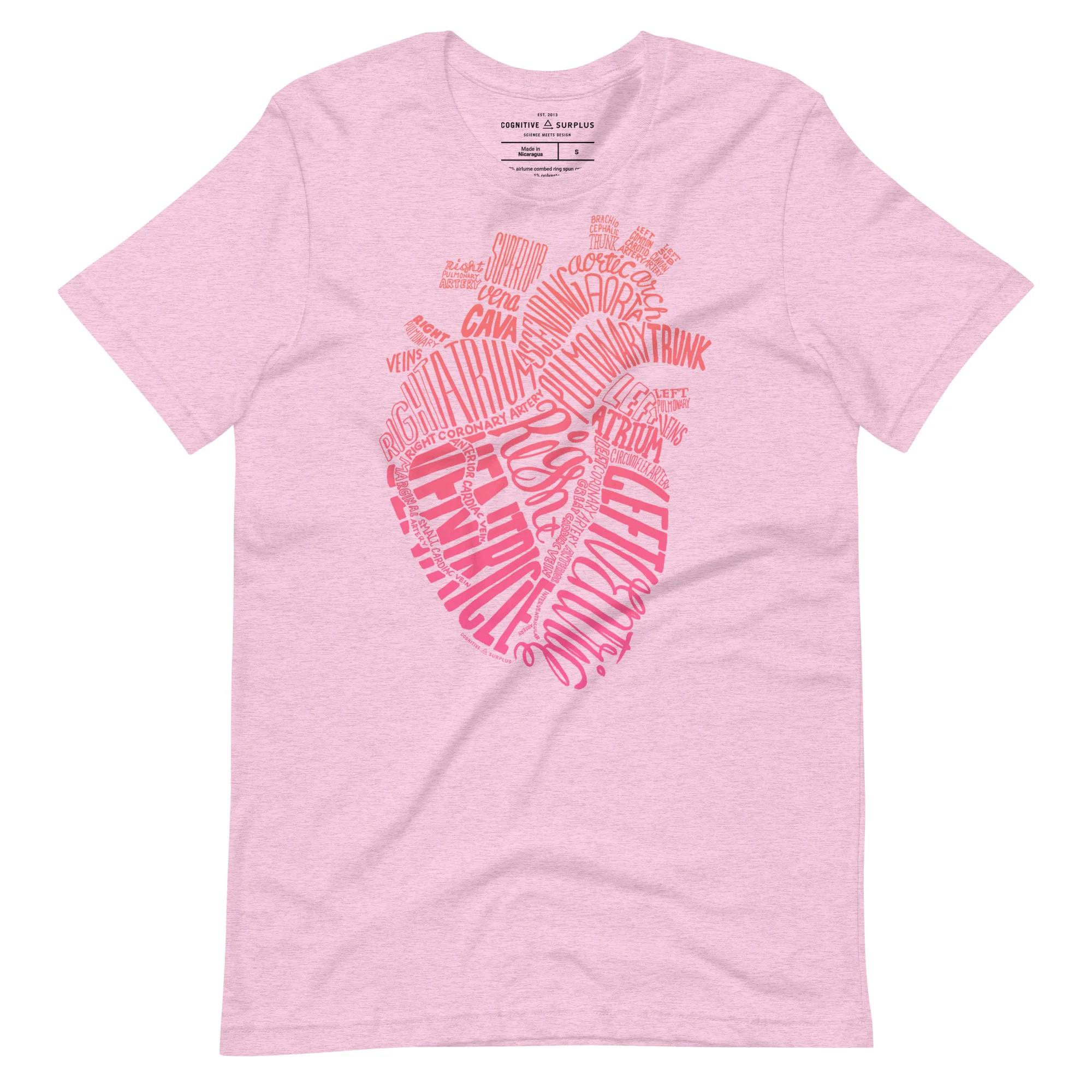 Typographic Heart Graphic Tee - Image 4